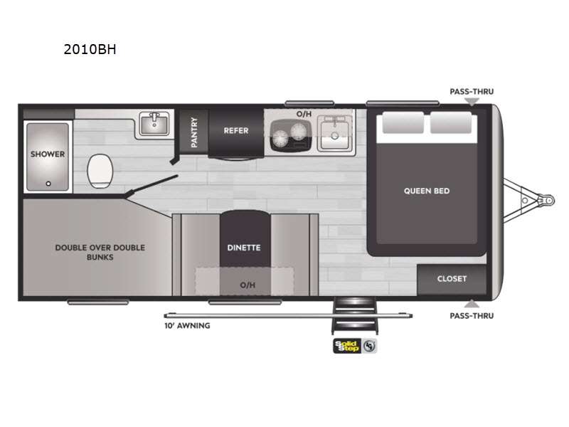 2021 Keystone RV Springdale Mini 2010BH TRAVEL TRAILER