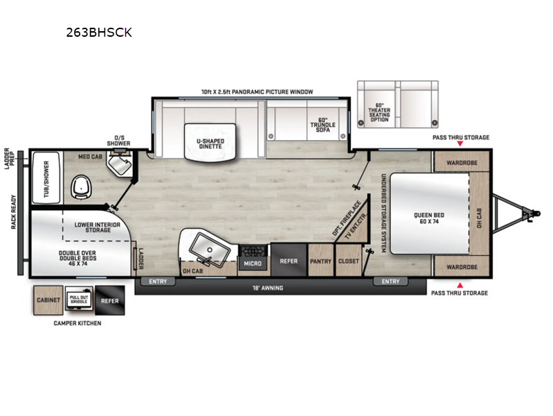 2026 Coachmen Catalina Legacy Edition 263BHSCK TRAVEL TRAILER