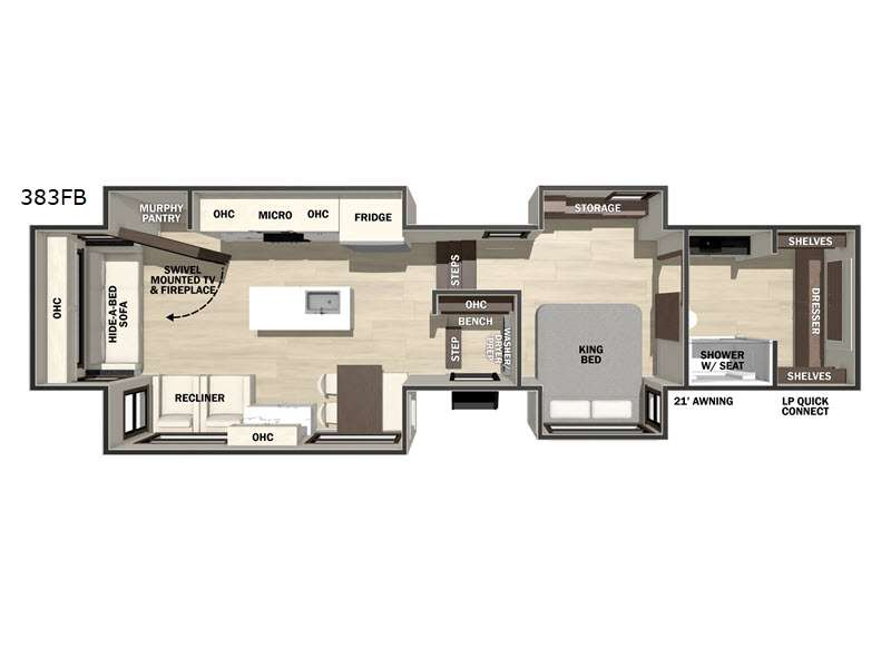 2026 Forest River Cedar Creek 383FB FIFTH WHEEL