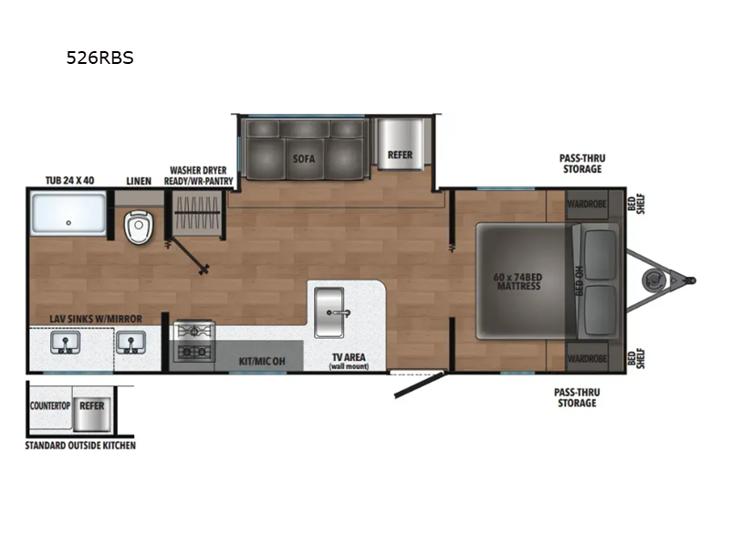 2026 Shasta Shasta I-5 Edition 526RBS TRAVEL TRAILER