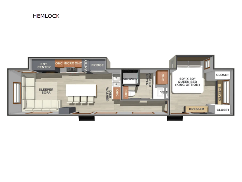 2026 Forest River Lost Pines HEMLOCK DESTINATION TRAILER