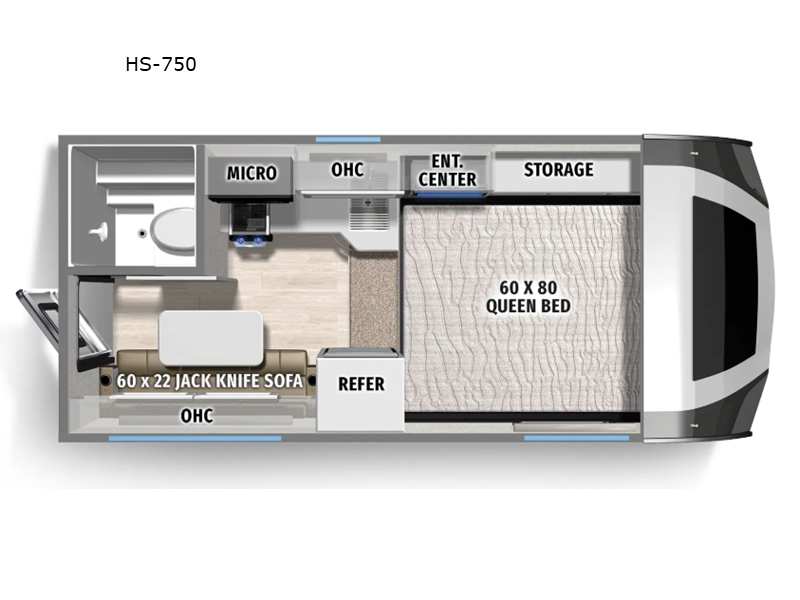 2026 Palomino Backpack HS-750 TRUCK CAMPER