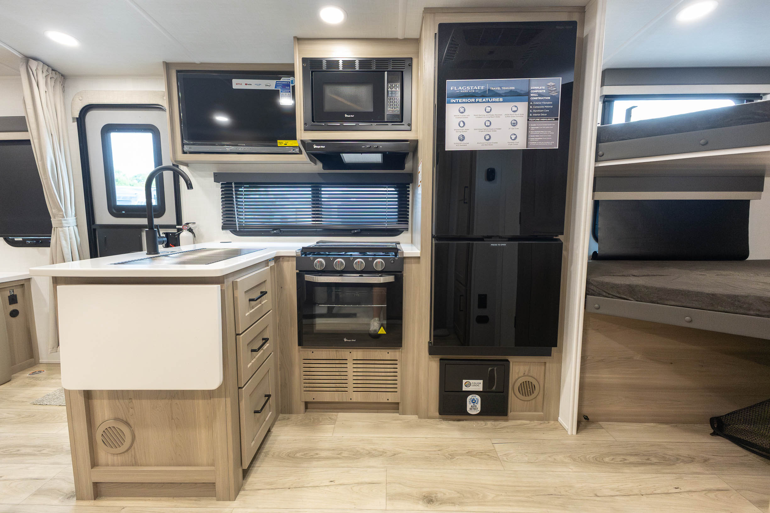 2026 Forest River Flagstaff Micro Lite 25BRDS TRAVEL TRAILER