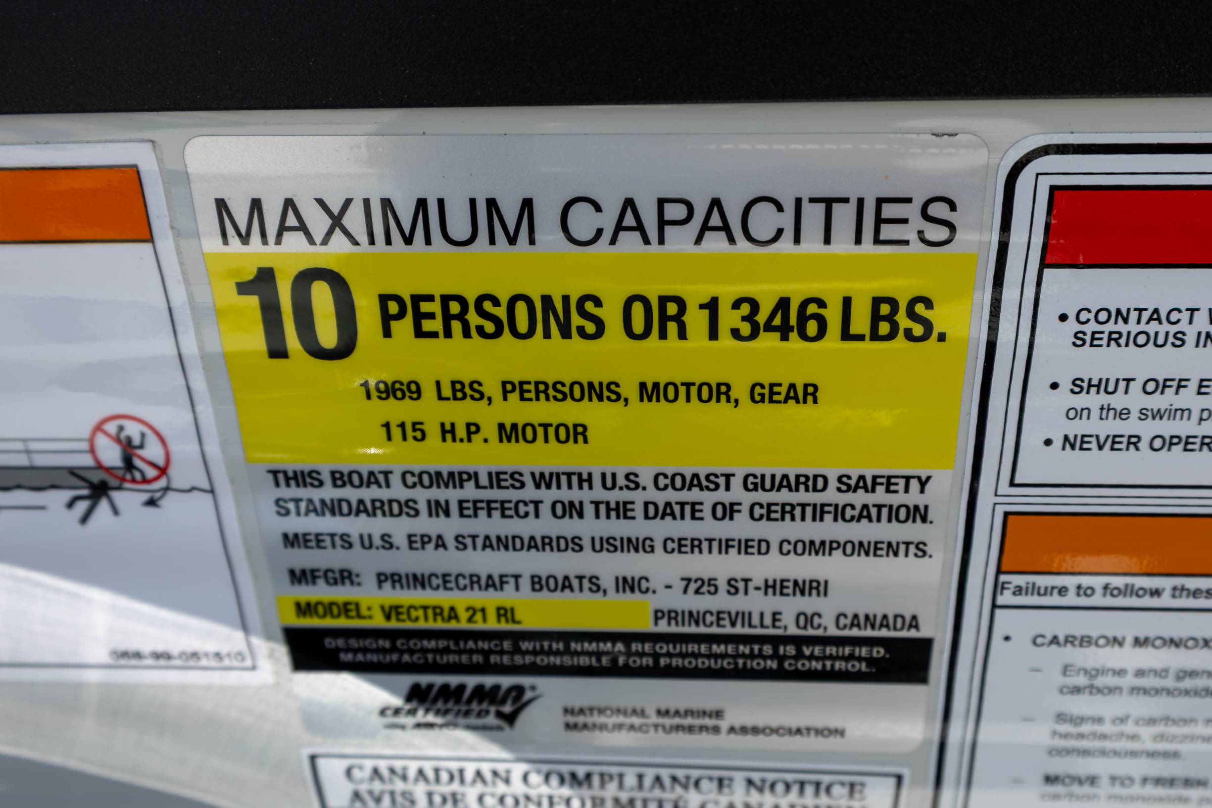 2026 Princecraft Vectra 21 RL PONTOON