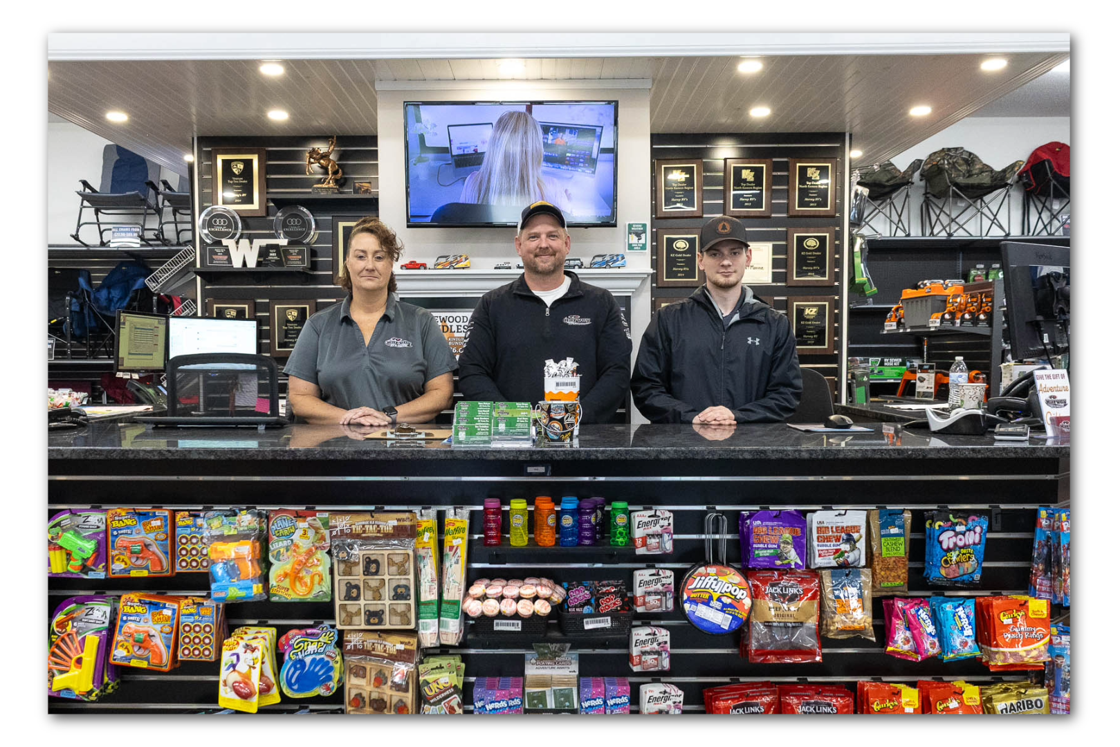 Harvey RV and Marine parts team